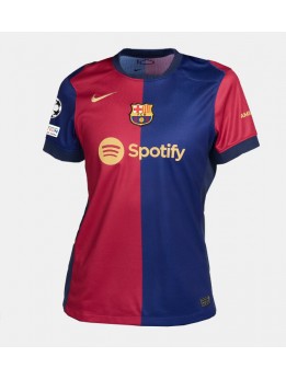 Barcelona Heimtrikot für Frauen 2024-25 Kurzarm